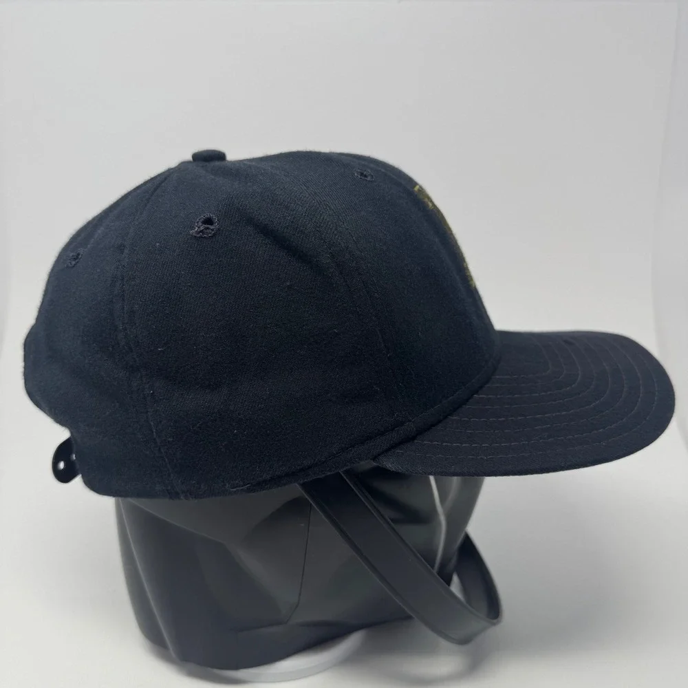 Vintage Michigan Wolverines New Era‎ Hat Navy Blue Pro Model Snapback USA Made